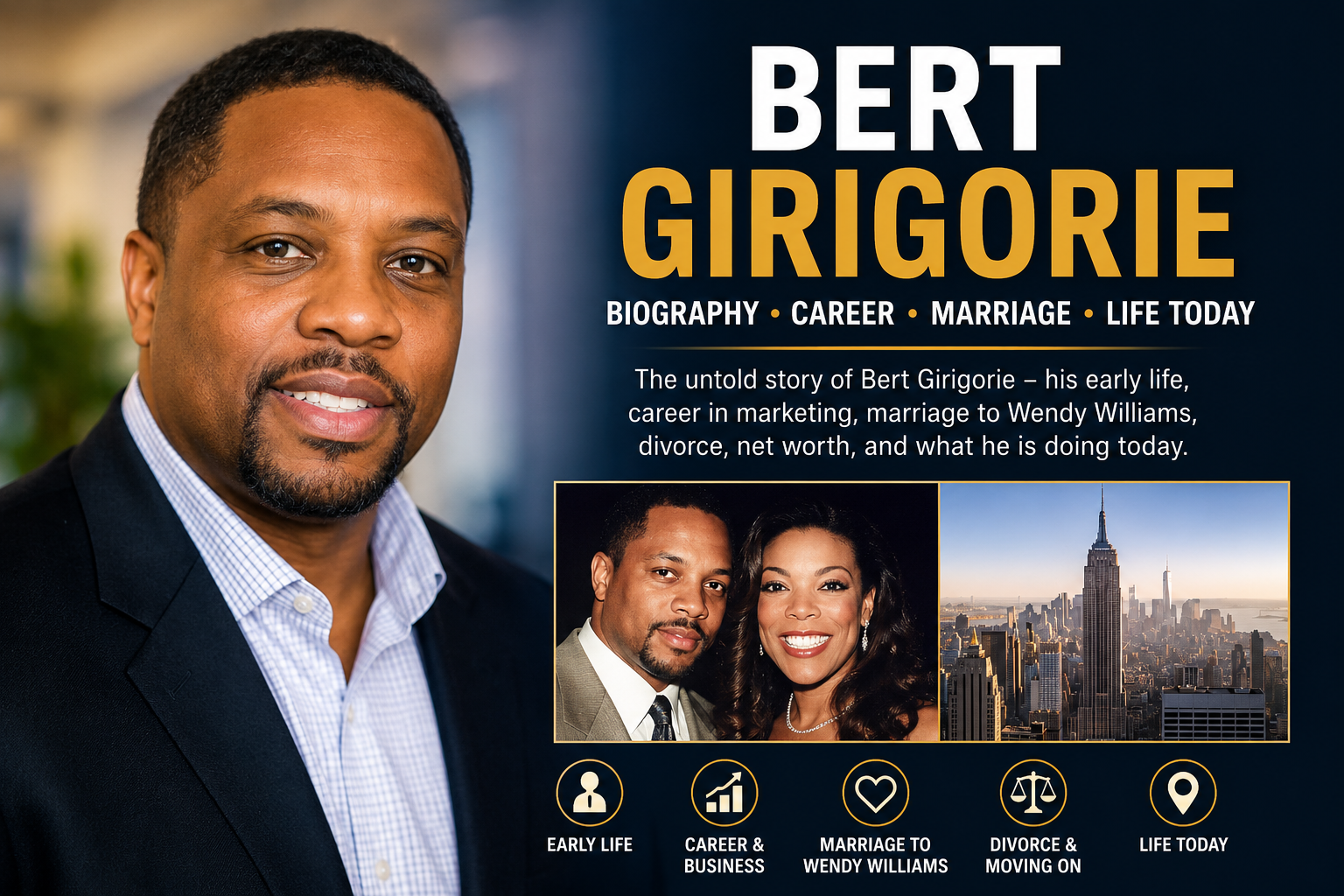 Bert Girigorie: Biography, Career, Marriage to Wendy Williams, and Life Today